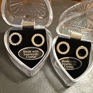 Swarovski Silver Crystal Earrings